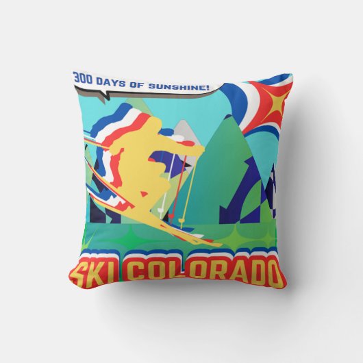 コロラド州スキー クッション (正面)