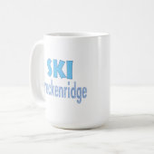 コロラド州スキー・ブレッケンリッジ コーヒーマグカップ (正面左)