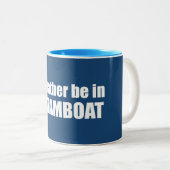 コロラド州スティームボート春に行きたい ツートーンマグカップ (正面右)