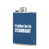 コロラド州スティームボート春に行きたい フラスク (左)