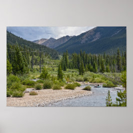 コロラド州スネーク川でチューブ ポスター