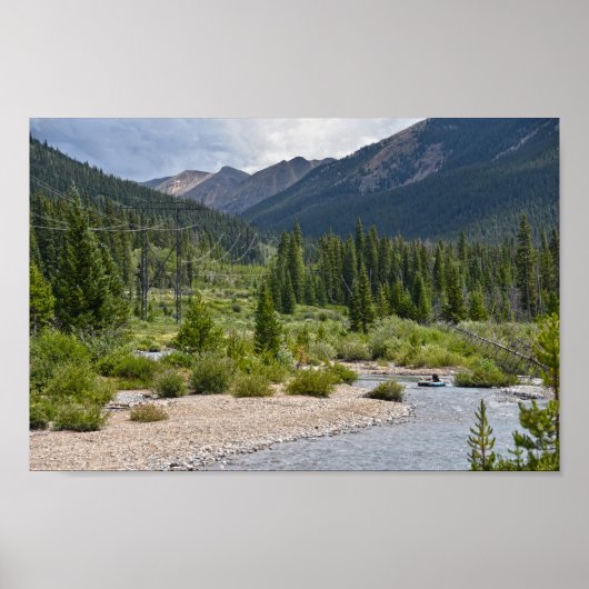 コロラド州スネーク川でチューブ ポスター (正面)