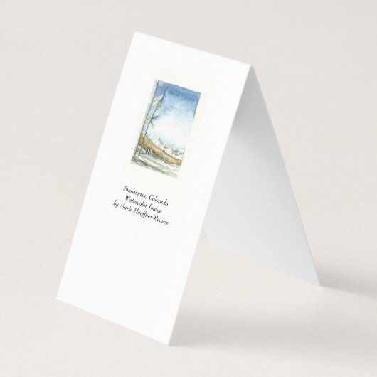 コロラド州スノーマスからの挨拶 (裏面)