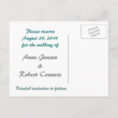 コロラド州スプレンダー日付の結婚ポストカードを保存 案内ポストカード (裏面)