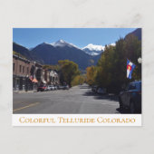 コロラド州テルルカラフルドの秋 ポストカード (正面)