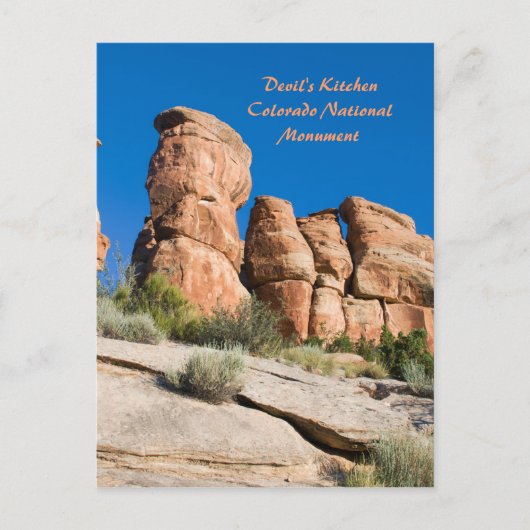 コロラド州デビルズキッチン ポストカード (正面)