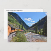 コロラド州デュランゴに戻る狭軌列車 ポストカード (正面/裏面)