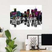 コロラド州デンバーにあるグラフィティ ポスター (ホームオフィス)