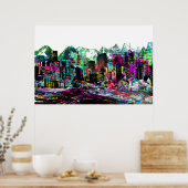 コロラド州デンバーにあるグラフィティ ポスター (キッチン)