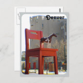 コロラド州デンバーに住む想い ポストカード (正面/裏面)