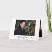 コロラド州デンバーのクリスマスカード シーズンカード (裏面)