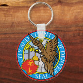 コロラド州デンバーのシールキーチェーン キーホルダー (正面)