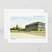 コロラド州デンバーの公共図書館州キャピトル ポストカード (正面/裏面)