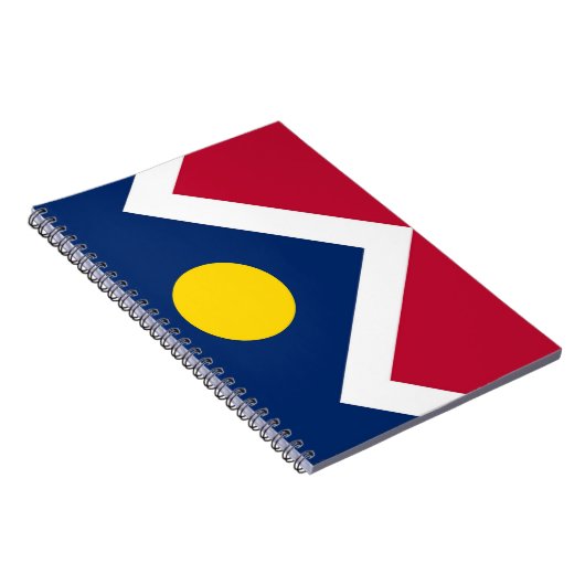 コロラド州デンバーシティ州旗を持つノート州 ノートブック (右側)