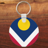 コロラド州デンバー州旗 キーホルダー (裏面)