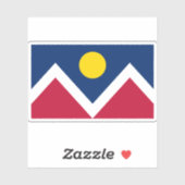 コロラド州デンバー州旗 シール (シート)