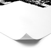 コロラド州デンバー州(モノクロ) ポスター (角)