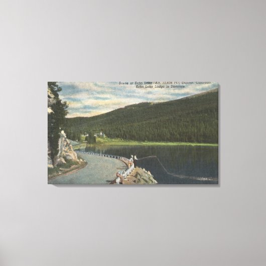 コロラド州デンバー2 キャンバスプリント (正面)