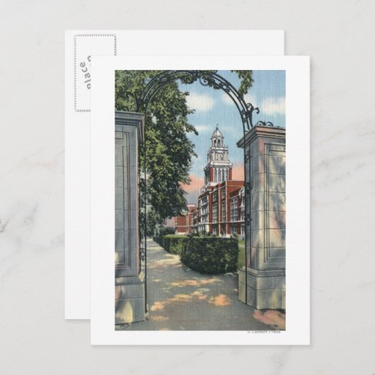 コロラド州デンバー - イースト高校の眺め ポストカード (正面/裏面)