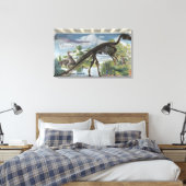 コロラド州デンバー – 自然史博物館2 キャンバスプリント (インサイチュ (寝室))