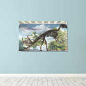 コロラド州デンバー – 自然史博物館2 キャンバスプリント (インサイチュ (ウッドフロア))