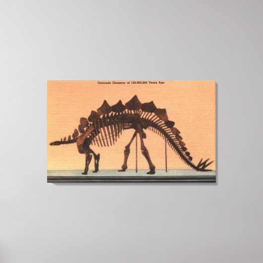 コロラド州デンバー – 自然史博物館 キャンバスプリント (正面)
