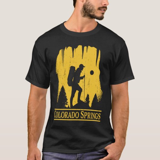 コロラド州ハイキング春CO US州ハイカートリップソウ Tシャツ (正面)
