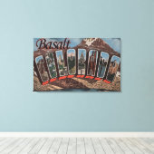 コロラド州バサルト – ラージ・レター・シーン キャンバスプリント (インサイチュ (ウッドフロア))
