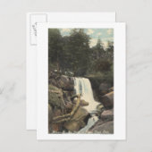 コロラド州パイクピーク – ミンヌハハ滝ビュー ポストカード (正面/裏面)