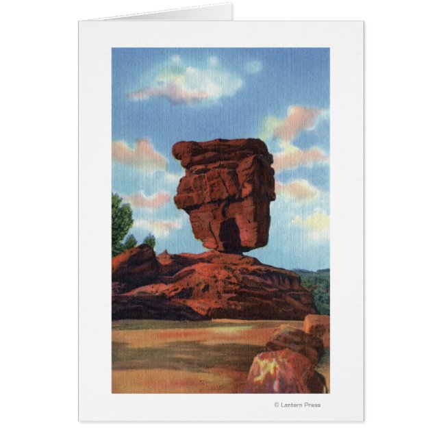 コロラド州パイクピーク – Balanced Rock (正面)