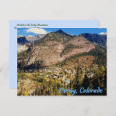 コロラド州ビューティフルアウレイ ポストカード (正面/裏面)