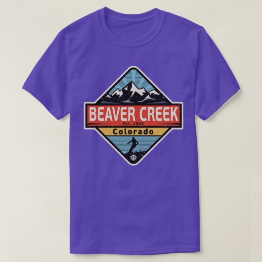 コロラド州ビーバー・クリーク Tシャツ (デザイン正面)