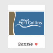 コロラド州フォートコリンズ州旗 シール (シート)