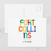 コロラド州フォート・コリンズ・ミッド・センチュリーポップ・アートの、アート、 ポストカード (正面/裏面)