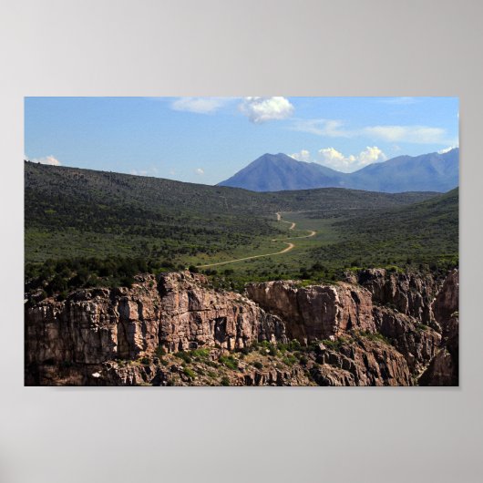 コロラド州ブラックキャニオンロード ポスター (正面)