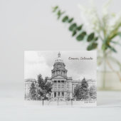 コロラド州ブラック&ホワイト州キャピトルビル#1 ポストカード (スタンド正面)