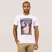 コロラド州ブリッケンリッジのスキーポスター Tシャツ (正面フル)