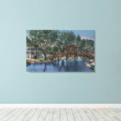 コロラド州プエブロ – ボートハウス&素朴ホテル キャンバスプリント (インサイチュ (ウッドフロア))