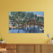 コロラド州プエブロ – ボートハウス&素朴ホテル キャンバスプリント (インサイチュ (リビング))