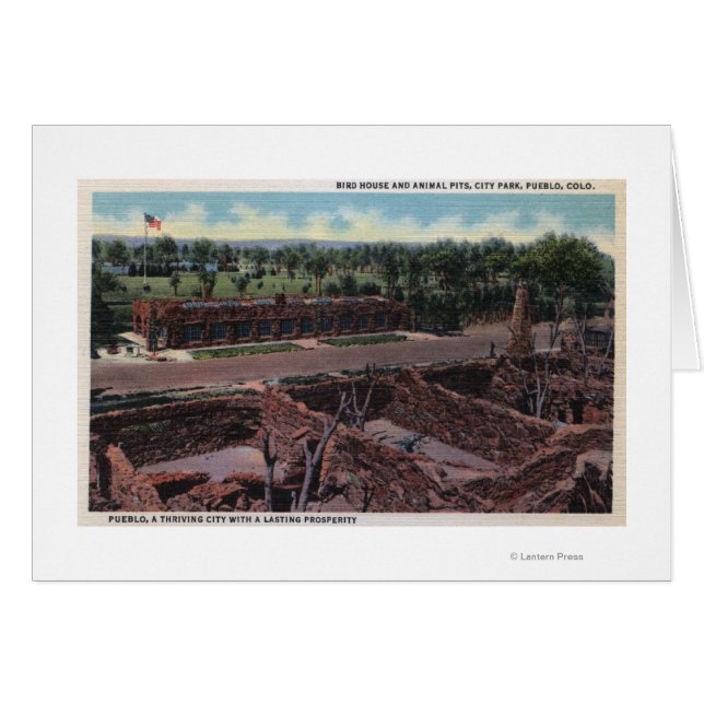 コロラド州プエブロ – Bird House & Animal (正面横)