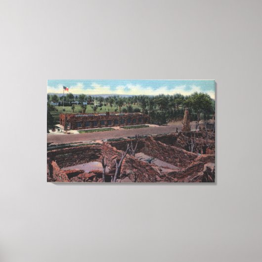 コロラド州プエブロ – Bird House & Animal キャンバスプリント (正面)