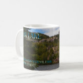 コロラド州ベアーレイク、ロッキーマウンテン国立公園 コーヒーマグカップ (正面左)