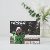 コロラド州ベイルの夢の生活 ポストカード (スタンド正面)