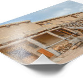 コロラド州ベントズオールドフォートコートヤード フォトプリント (角)