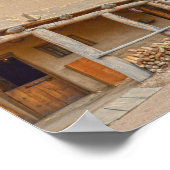 コロラド州ベントズオールドフォートコートヤード ポスター (角)