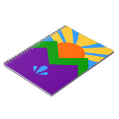 コロラド州マニトウ春州旗を持つノートブック ノートブック (左側)