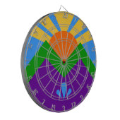 コロラド州マニトー春州旗でダーツボード ダーツボード (正面左)