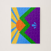 コロラド州マニトー春州旗パズル ジグソーパズル (縦)