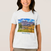 コロラド州マルーンベルズ《植物》アスペントリブレンドシャツ トライブレンドＴシャツ (正面)