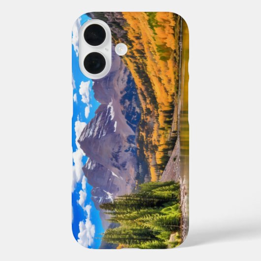コロラド州マルーンベルズ《植物》アスペン Case-Mate iPhoneケース (裏面)